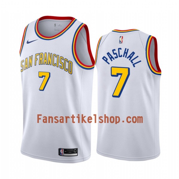 NBA Golden State Warriors Trikot Eric Paschall 7 Nike 2019-2020 Classic Edition Swingman - Herren